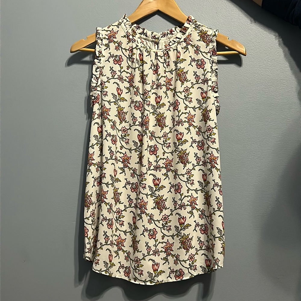 Loft Tank Top Floral MPetites